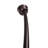 Utopia Alley Rustproof Fixed Mount Single Curved Shower Rod, Aluminum, adjustable from 45" to 72" Wide-20942065