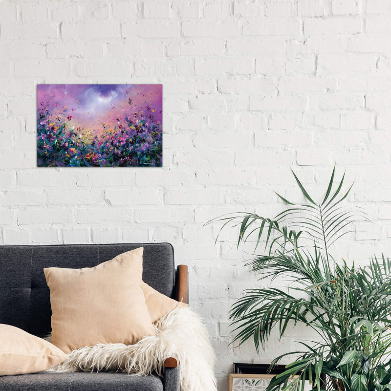 « arc-en-ciel » par jaanika talts-impression sur image, H 18 po x l 26 po x P 1,5 po, Toile tendue