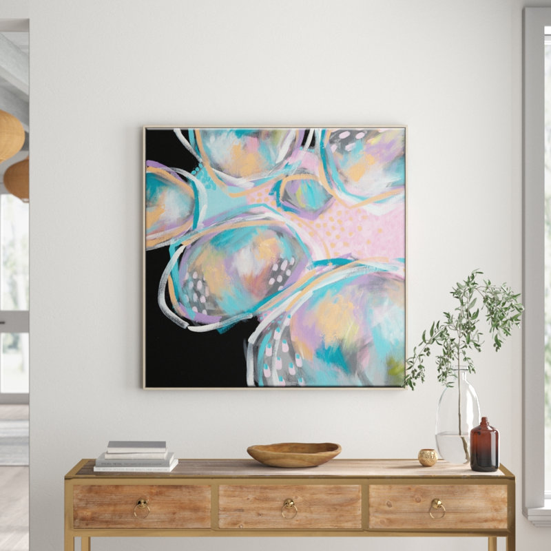 Sherren Comensoli - Painting on Canvas, 76cm H x 76cm W, Timber