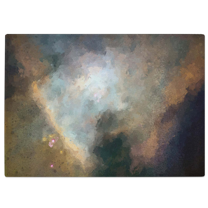 Tempered Glass Universe in Abstract Vol.4 Chopping Board, 28.5 cm W x 20 cm L