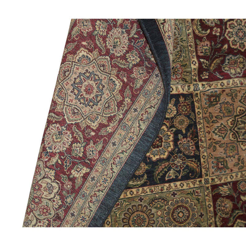 Tapis brun foncé / gris en laine noué à la main de conception unique 8 pi 9 po x 11 pi 9 po