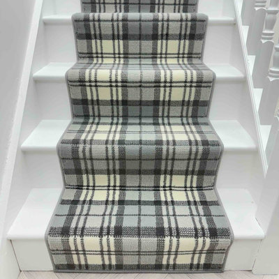 Stair Runner Plaid Area Rug
