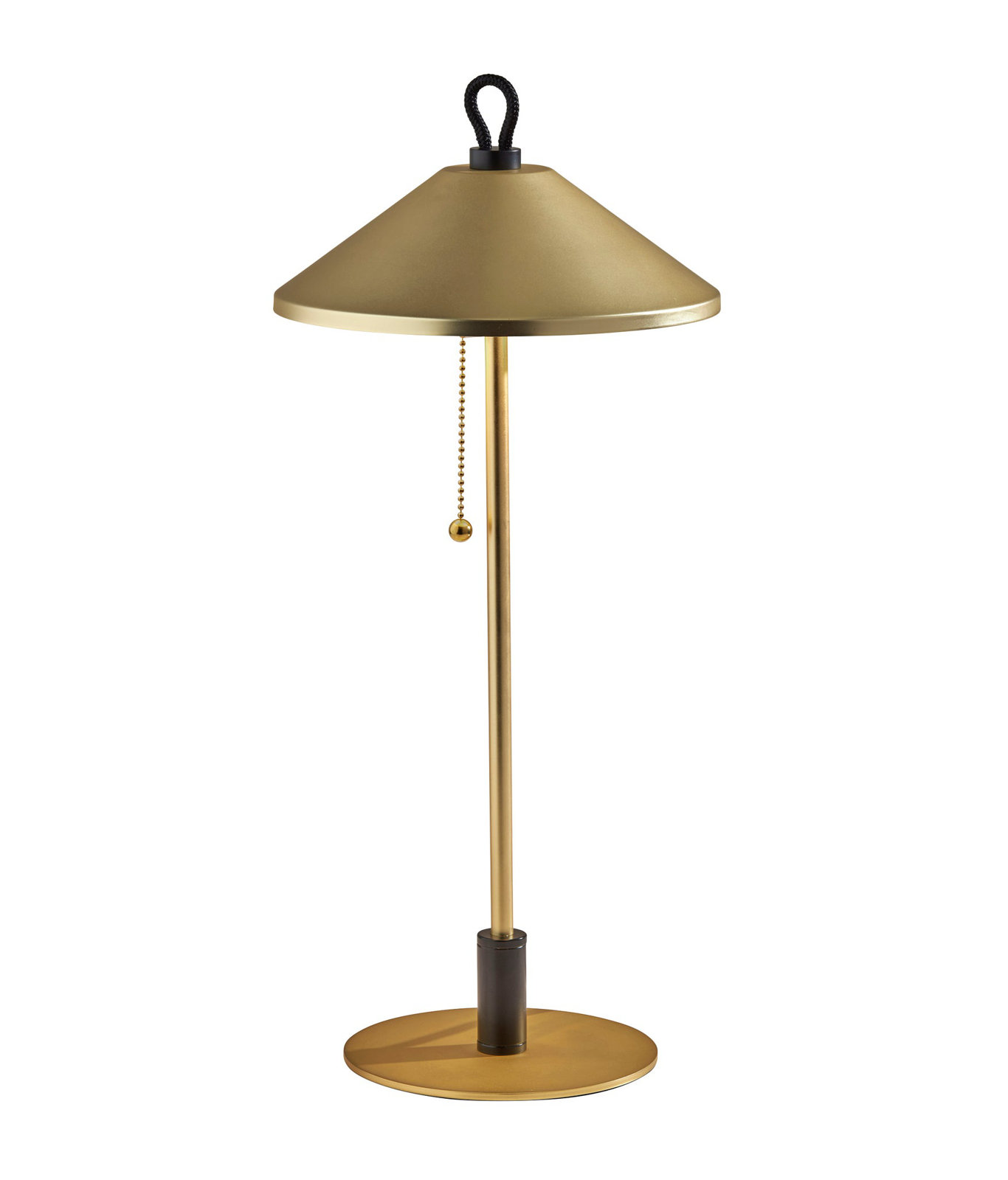 Abington Metal Desk Lamp, Brass, Brass