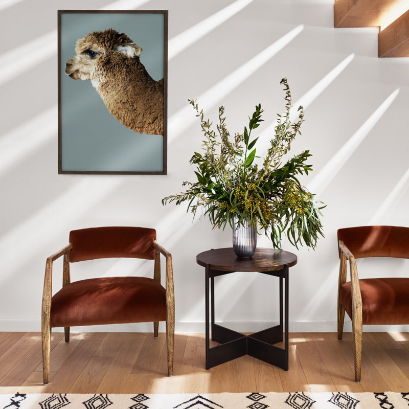 Tyler 22" Armchair, Surrey Auburn Performance Velvet