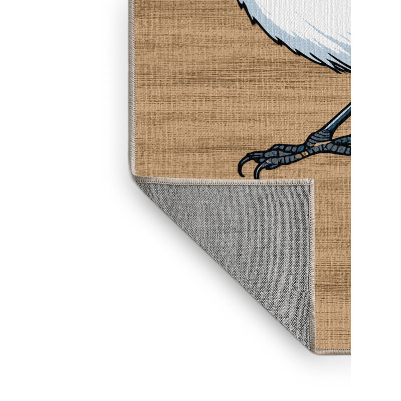  Tapis lavable Eurasian Magpie Birds, Carré 8 pi