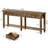 71-Inch 4-Drawer Extra Long Console Table, Farmhouse Sofa Tables with Bottom Storage Partition,