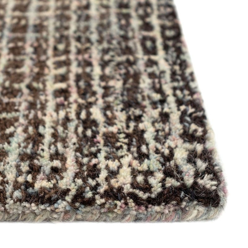 Finkelstein Wool Plaid Indoor Rug, Rectangle 3'6" x 5'6"