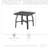 Aluminum Outdoor Dining Table