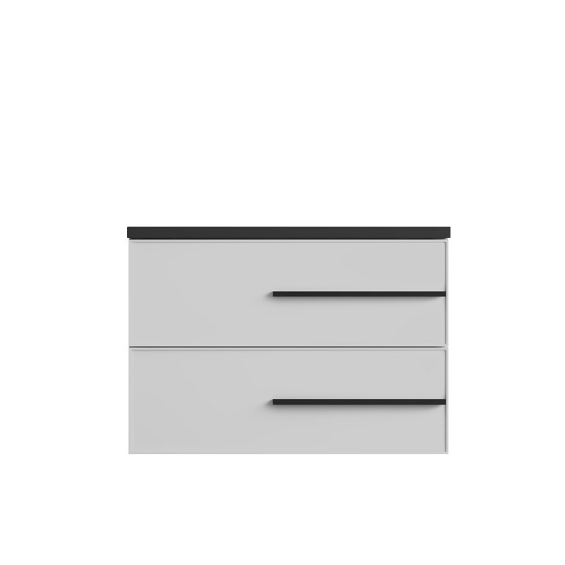 30" Wall-Mounted Single Bathroom Vanity Set