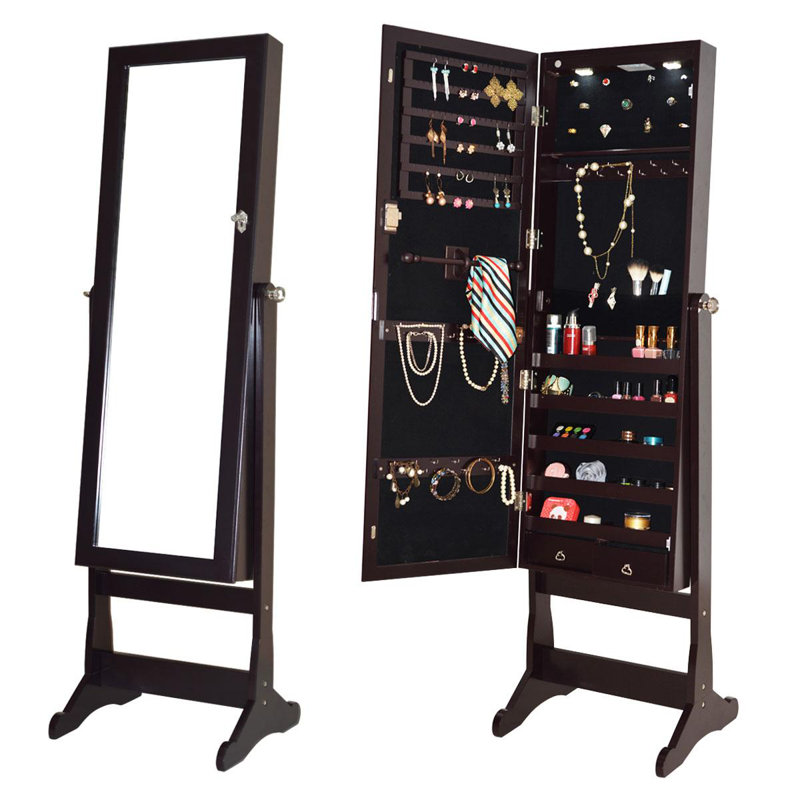Armoire à bijoux avec miroir Antonya