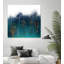 «Soaring Evening Square», reproduction d'art sur toile géante 54 po x 54 po