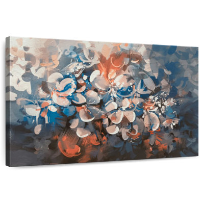 Fleurs abstraites rétro Avery