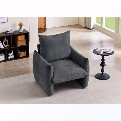Chaise d'appoint rembourrée avec coussin