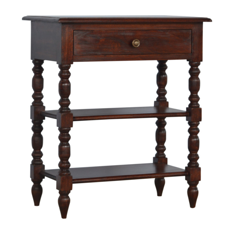 Side Table Solid Wood End Table