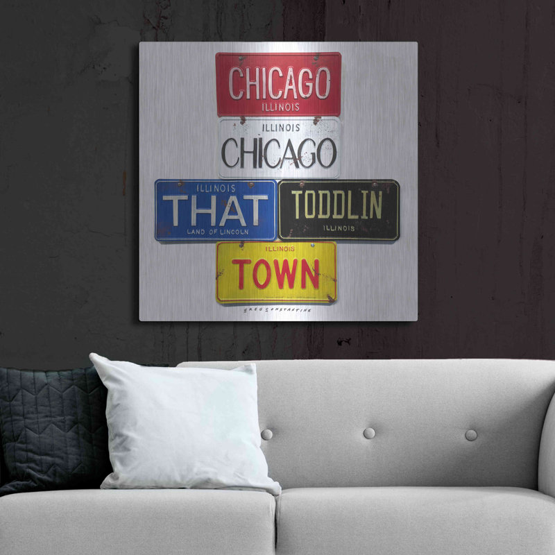 " Chicago " by Gregory Constantine, 36" H x 36" W