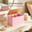 Pink Bow‑Print Tampon Storage Box