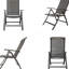 Chaises de patio en aluminium pour 2 personnes