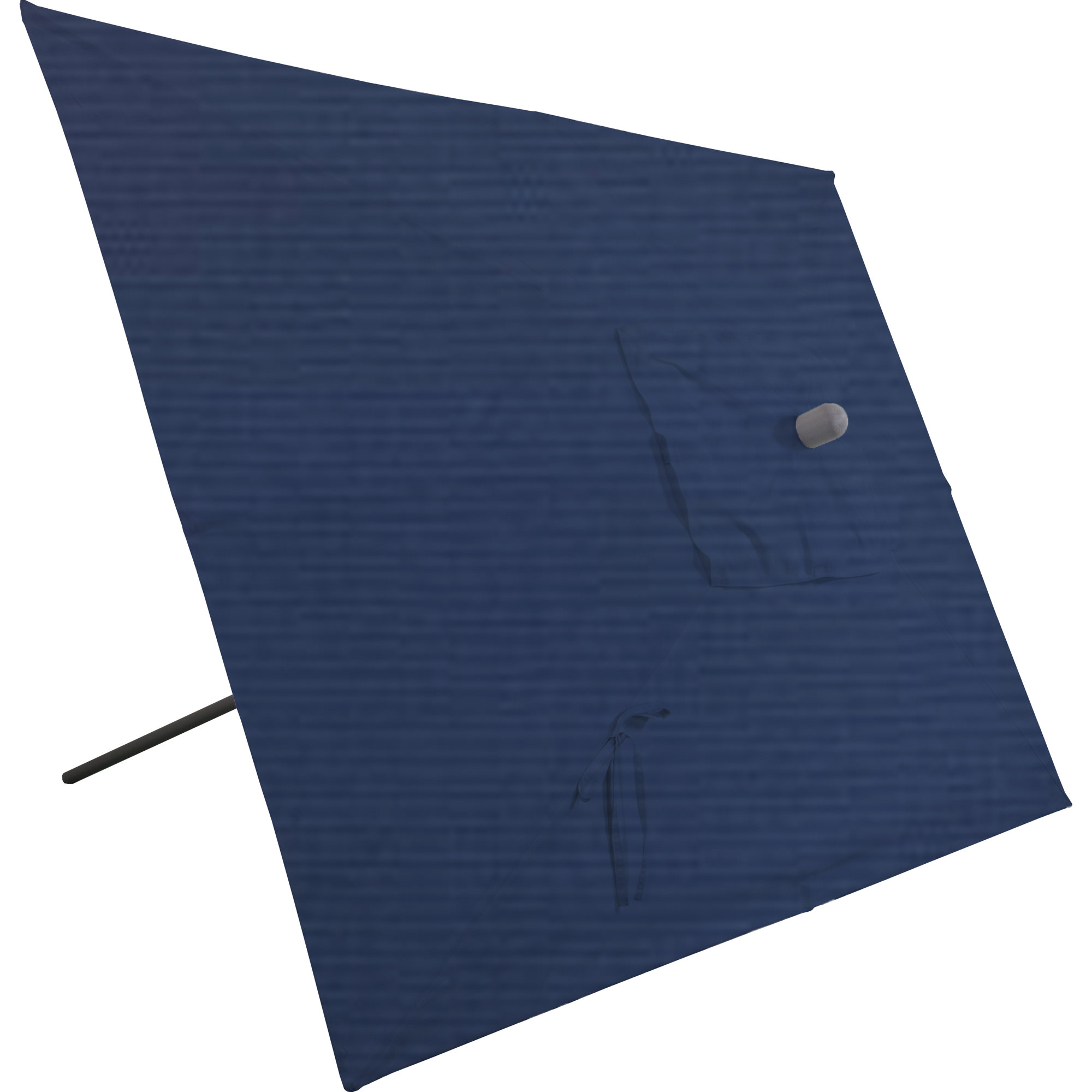 Olivier 116.7'' Outdoor Umbrella, Navy Sunbrella®, Antique Bronze