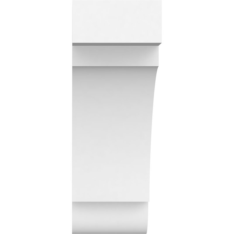 Attelle de genou standard en PVC de qualité architecturale 3 po x P 10 po x H 10 po, H 10 po x l 3 po x P 10 po
