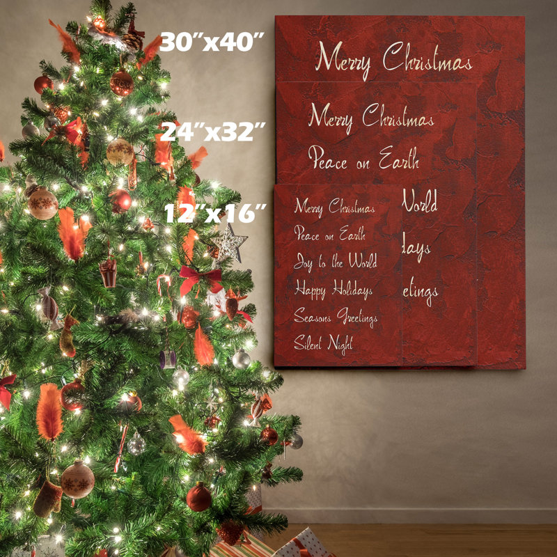 « type on red », reproduction de photo sur toile tendue, H 24 po x l 32 po x P 1,5 po