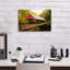 «Flume Covered Bridge» par Brandon Wong, art mural sur toile-345561209