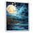 White Floater Framed