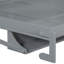 Grand lit mural gris avec système de levage et de bureau hydraulique, peu encombrant pour les zones multifonctionnelles, supporte 600 lb, espace de rangement pour matelas, taille et pièces idéales de 10 pouces, cadre, rangement intégré,-189228911-189228904
