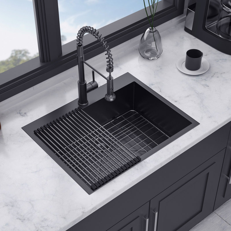 28'' L Single Bowl Stainless Steel Kitchen Sink