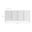Buffet haut de gamme noir