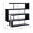 Buck II Clear Glass, Chrome High Gloss Finish Writing Desk With Spacious Shelves For Modern Workspaces-1252190415