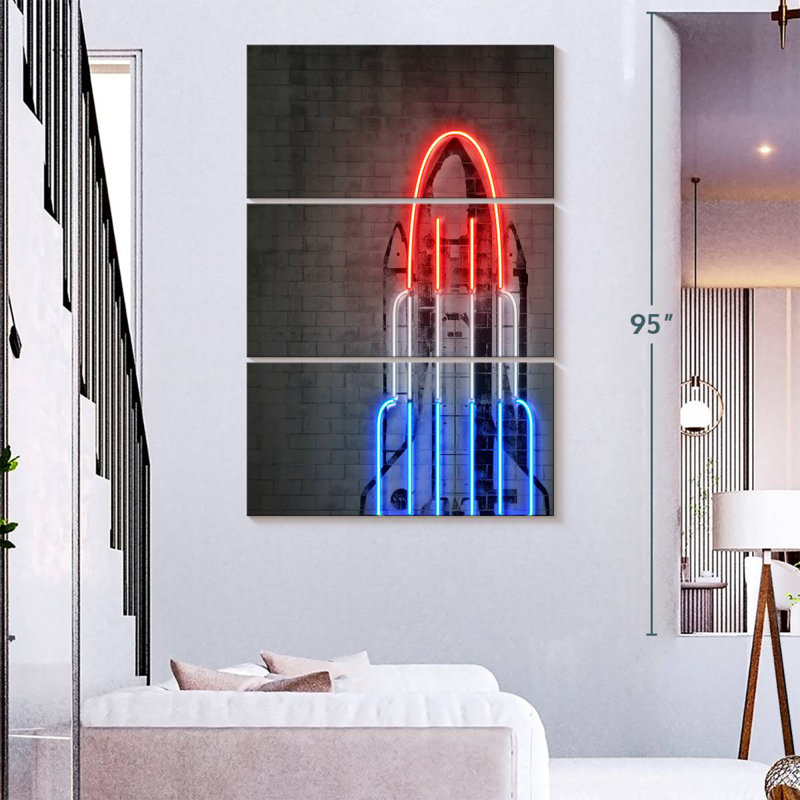 Oberle Rocket Agenda, 57" H x 36" W