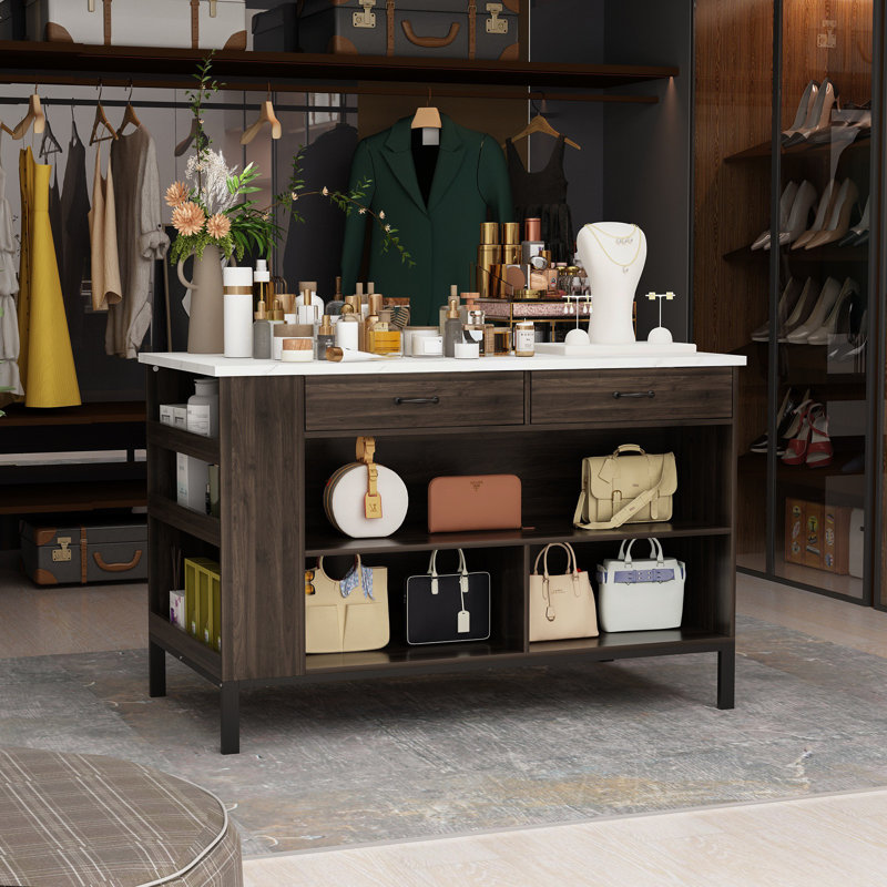 Table de coiffeuse 2 tiroirs Cree