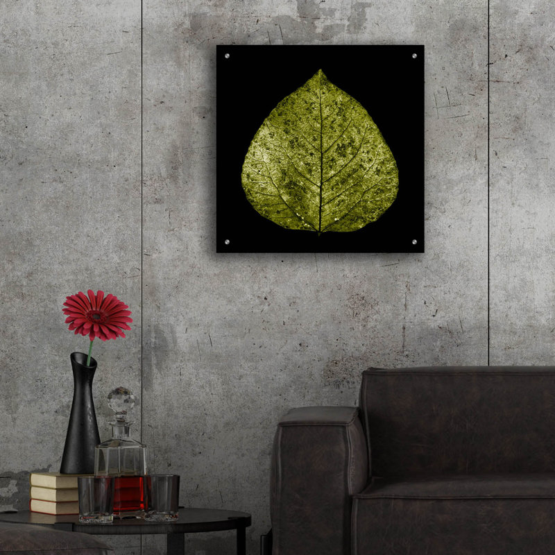 «Feuille verte» par PhotoINC Studio, H 24 po x l 24 po