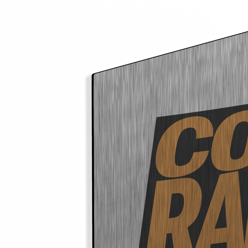  «Colorado 2» par Art Licensing Studio, art mural en métal, 24 po x 24 po, H 24 po x l 24 po