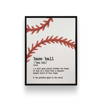 Impression de baseball «définition» par Masey St. Studios