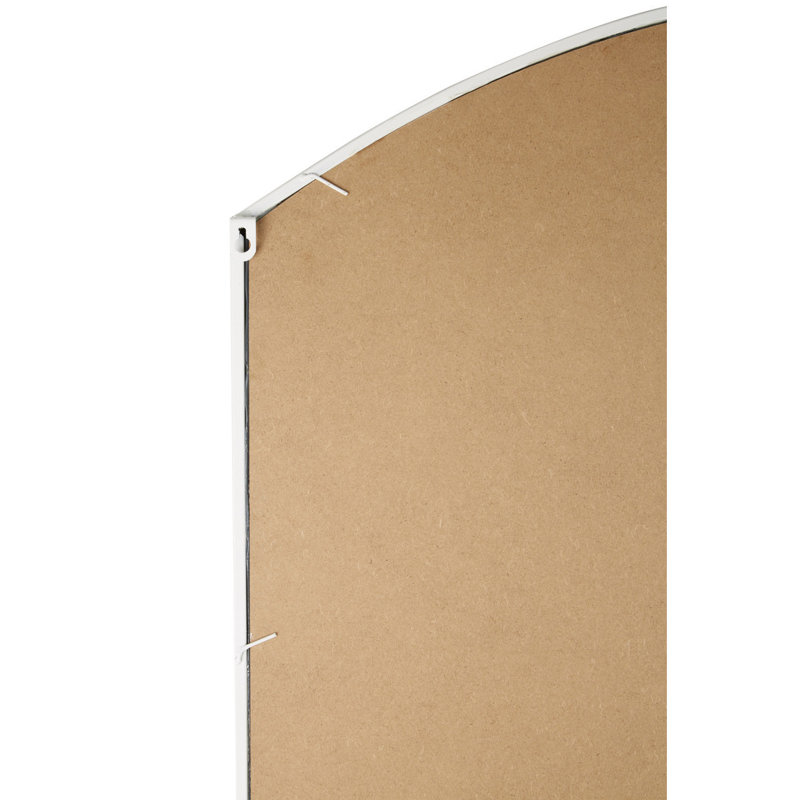 Hogansville Solid Wood Flat Wall Mirror