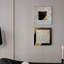 Ensemble de 2 tableaux rectangulaires abstraits modernes sur toile pour salon-2056466170