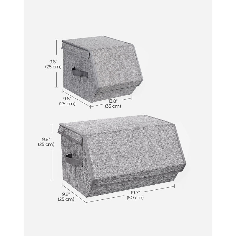 17 Stories Fabric Decorative Bin