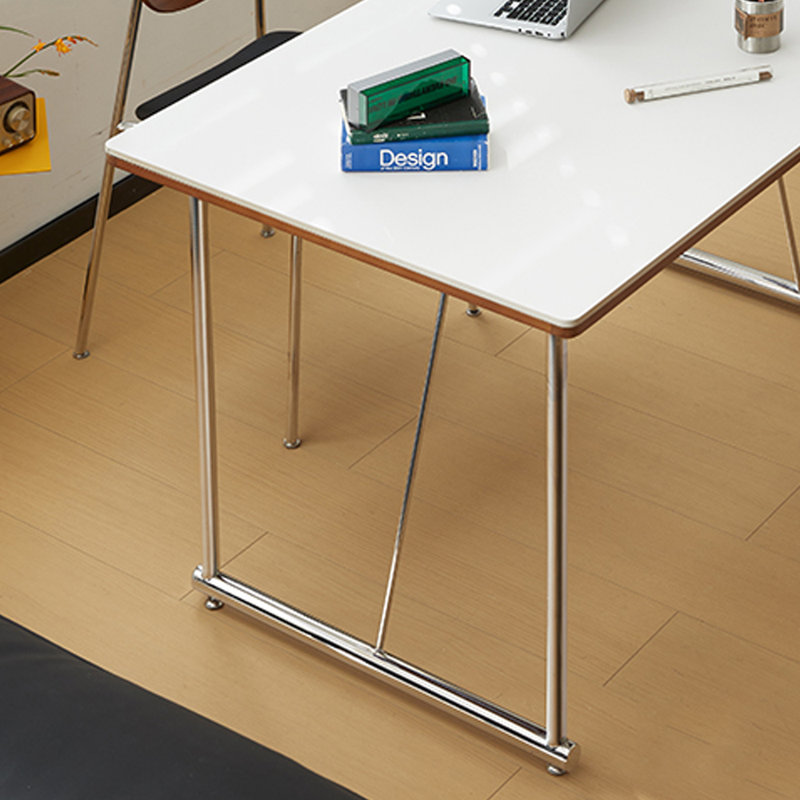 Bureau d'écriture rectangulaire Modern Design minimaliste, H 29,52 po x l 62,99 po x P 31,49 po