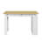 Sideboard with Foldable Tabletop (White, Natural)