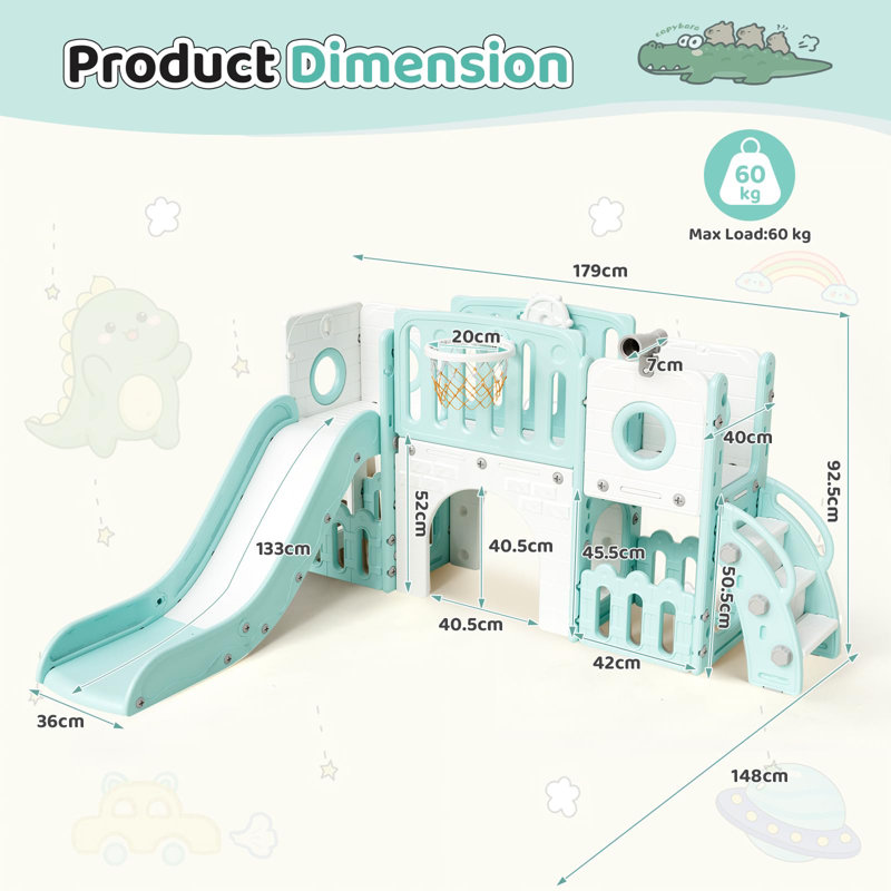 LIFERUN Indoor Slide, Green