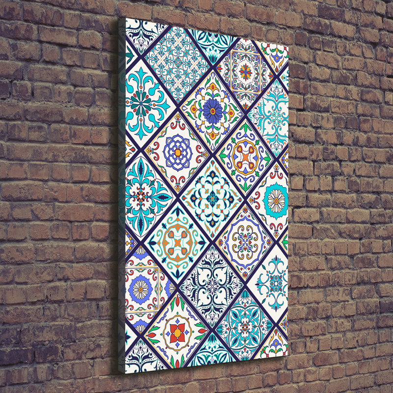 Ceramic Tiles - Wrapped Canvas Print