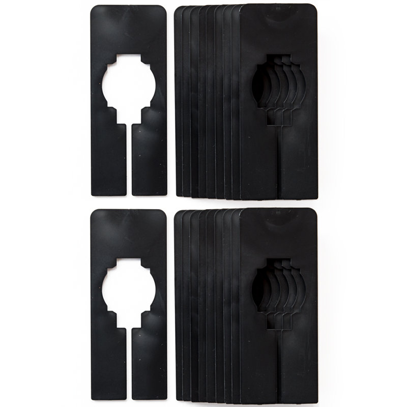 Kinnard Plastic / Acrylic Size Dividers, Black