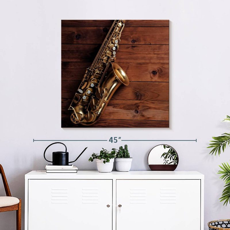 Abarca Saxophone On Wood