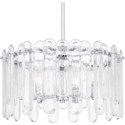 Ambermarie 5-Light Polished Chrome Pendant Light