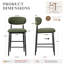 Yes Upholstered Bar Stool with Iron Frame-1066280066