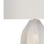 Table Lamp  - 27"H,, In Cream Ceramic Material