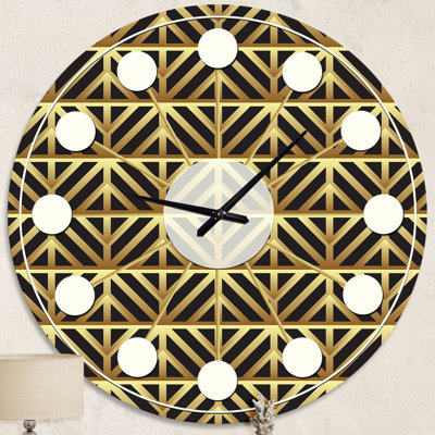 Horloge murale Golden Luxury