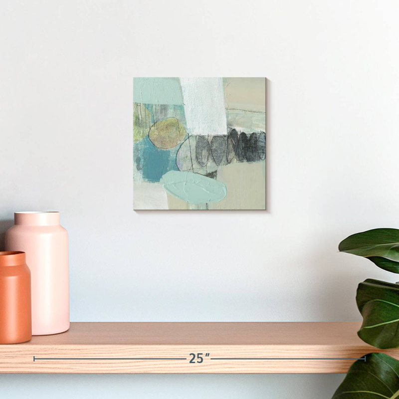 Avery Seafoam Orbs I, 10" H x 10" W