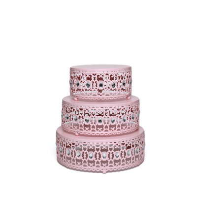 Senaida Moroccan 3 Piece Cake Stand Set